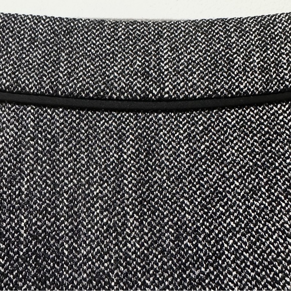 NWT LOFT Black Gray Herringbone Skirt Women’s Plus Size 16 Office Preppy Classic - Picture 7 of 12